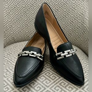 Beautiful Black Link Dress Shoes, 8M NWOT